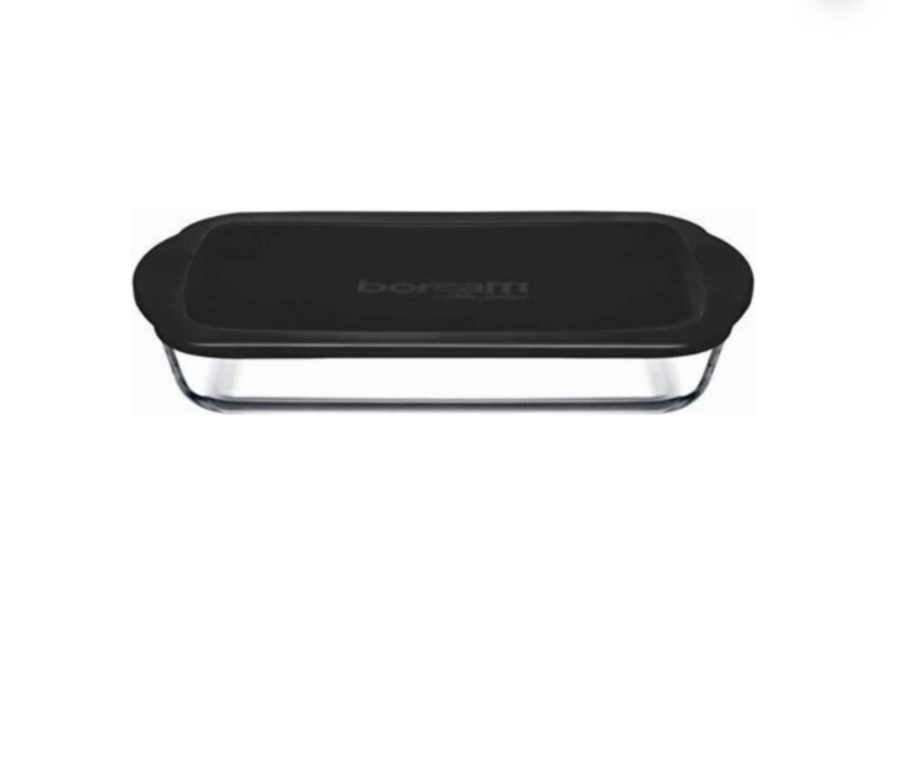 Paşabahçe Borcam Plastik Kapaklı Dikdörtgen Borosilikat Cam Fırın Kabı – 59124