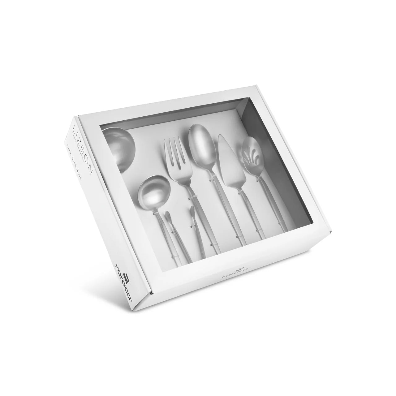 Karaca Lizbon Kutulu 7 Parça Servis Seti – Silver