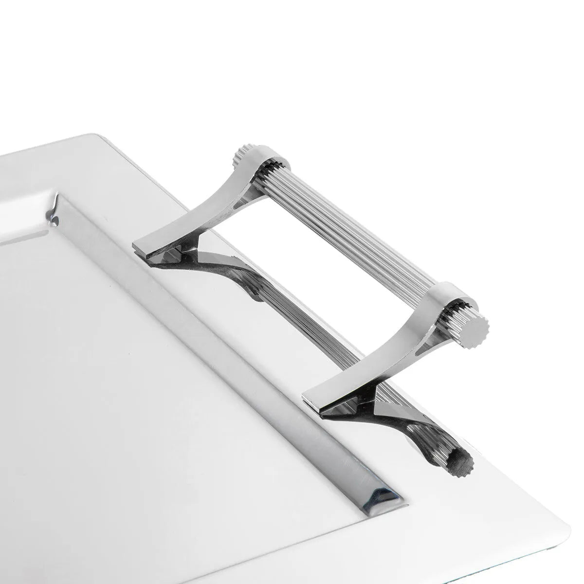 Jumbo Timeless Camino Krom Aynalı Servis Tepsisi – 34,5x50 cm