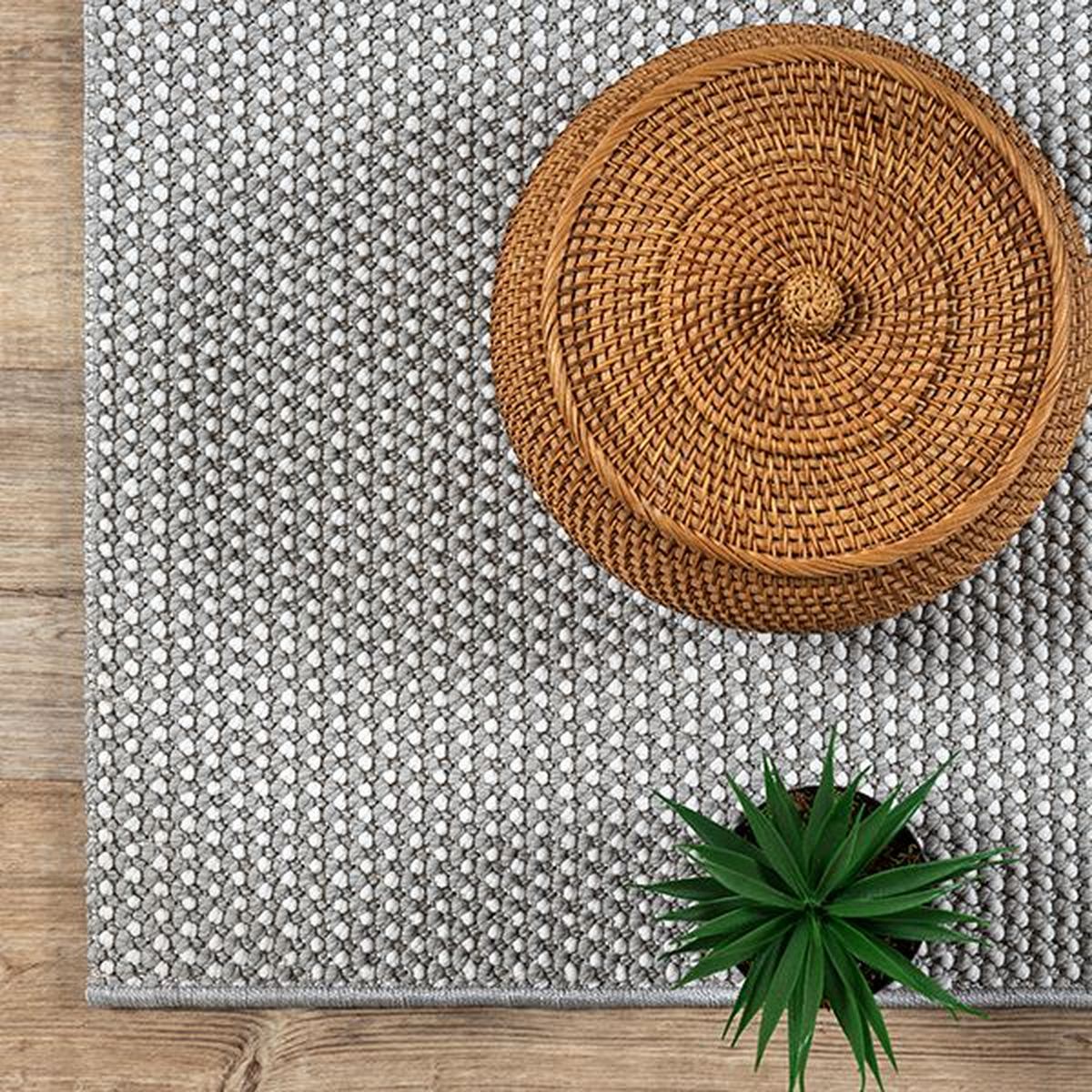 Merinos Mira Halı – Modern Çizgili Desen, 6 mm Hav Yüksekliği