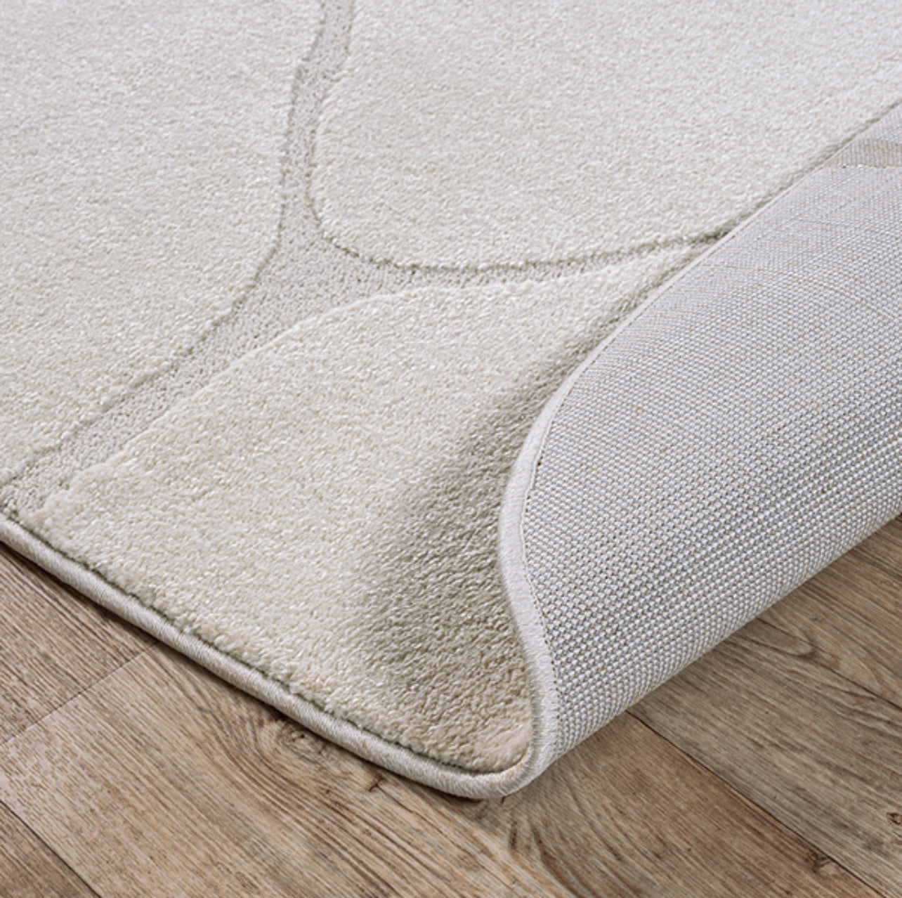 Merinos Elio 1984 Crem Halı – Japandi Tarzı, Modern Desen, Yumuşak Dokulu Makine Halısı