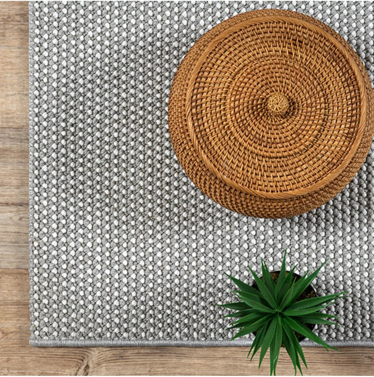 Merinos Mira Halı – Modern Çizgili Desen, 6 mm Hav Yüksekliği