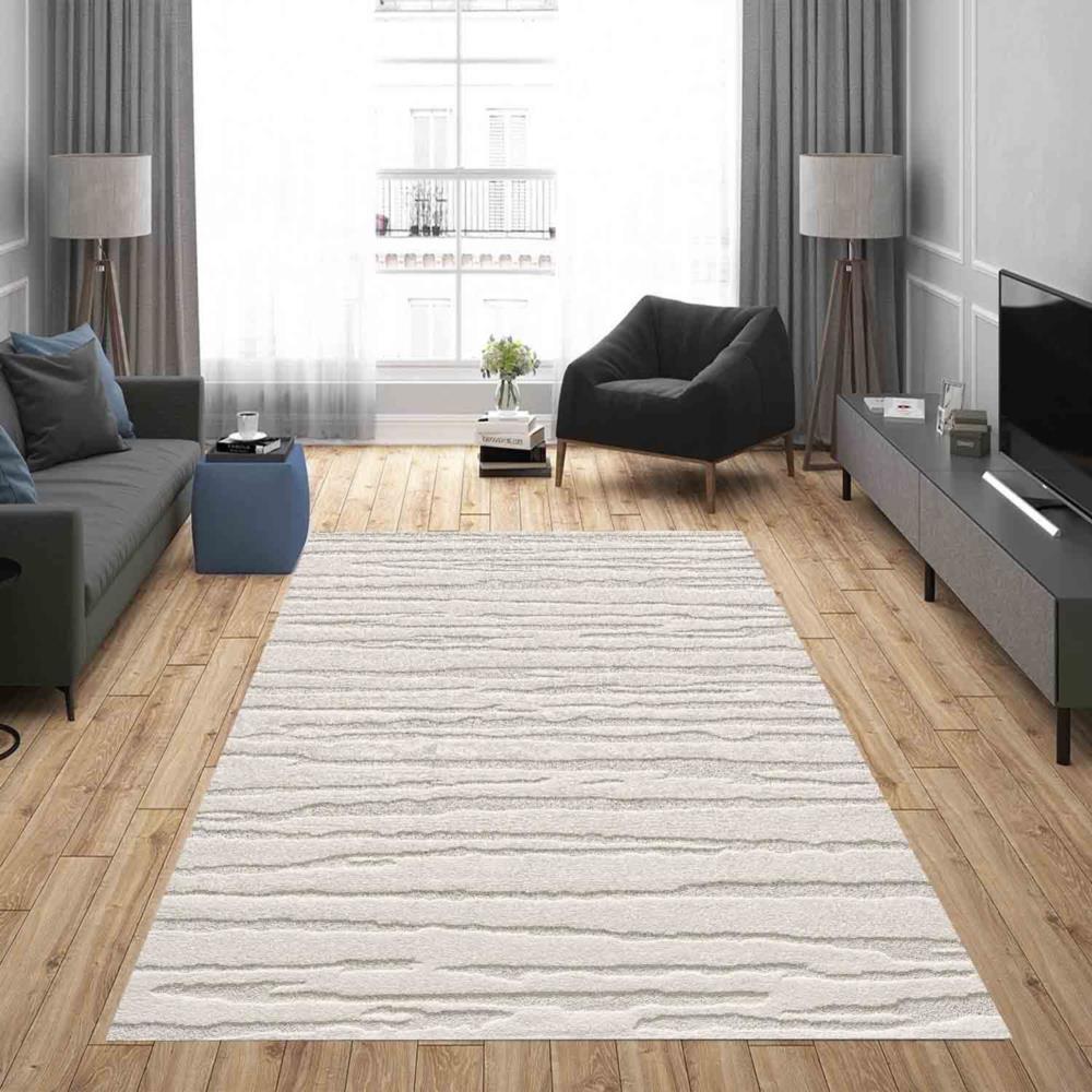 Merinos Elio 2257 60 Cream Halı – Modern Desenli, Yumuşak Dokulu, Dayanıklı Makine Halısı