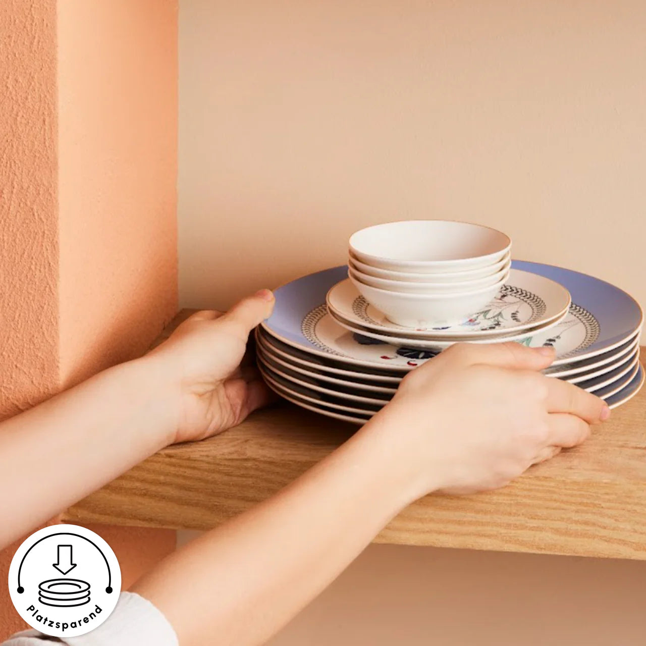Karaca Blue Clove 26 Parça 6 Kişilik Kahvaltı Takımı