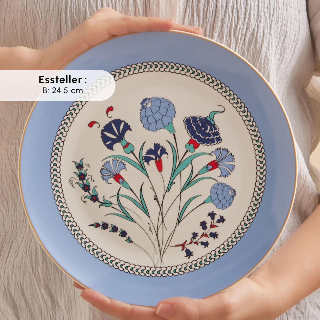Karaca Blue Clove 26 Parça 6 Kişilik Kahvaltı Takımı