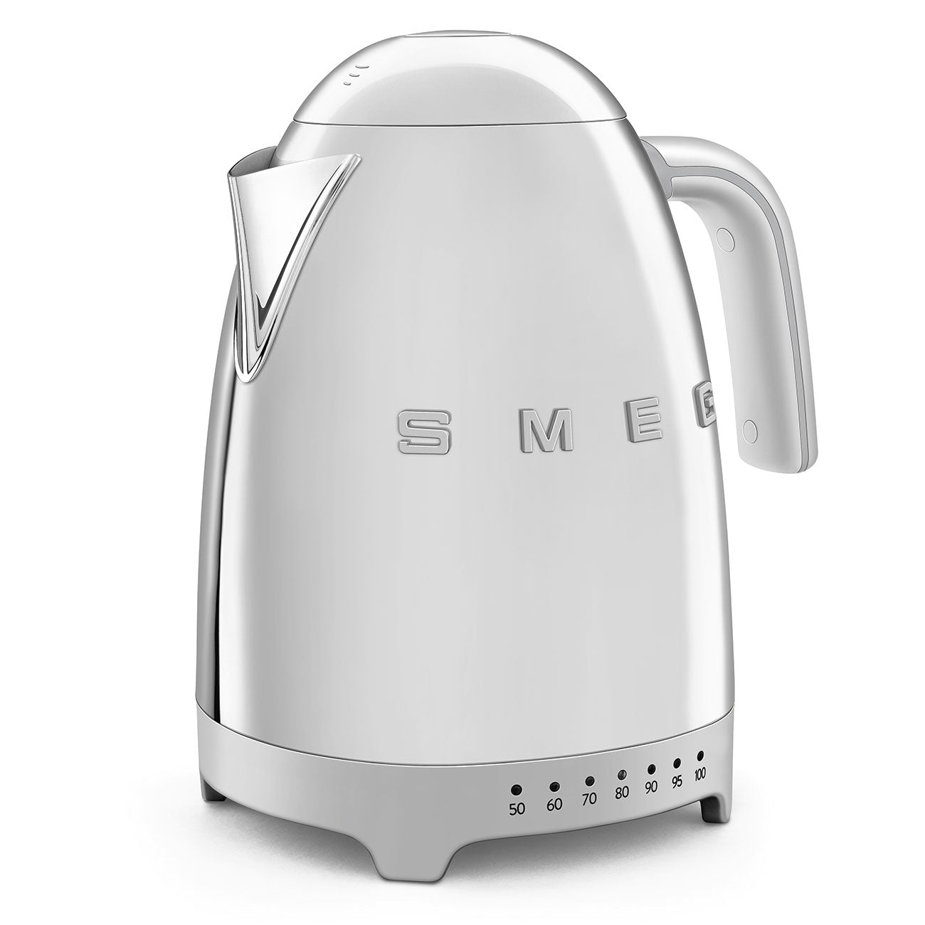 SMEG KLF04SSEU 1.7L Su Isıtıcısı – Ayarlanabilir Sıcaklık, Chrome (RVS)