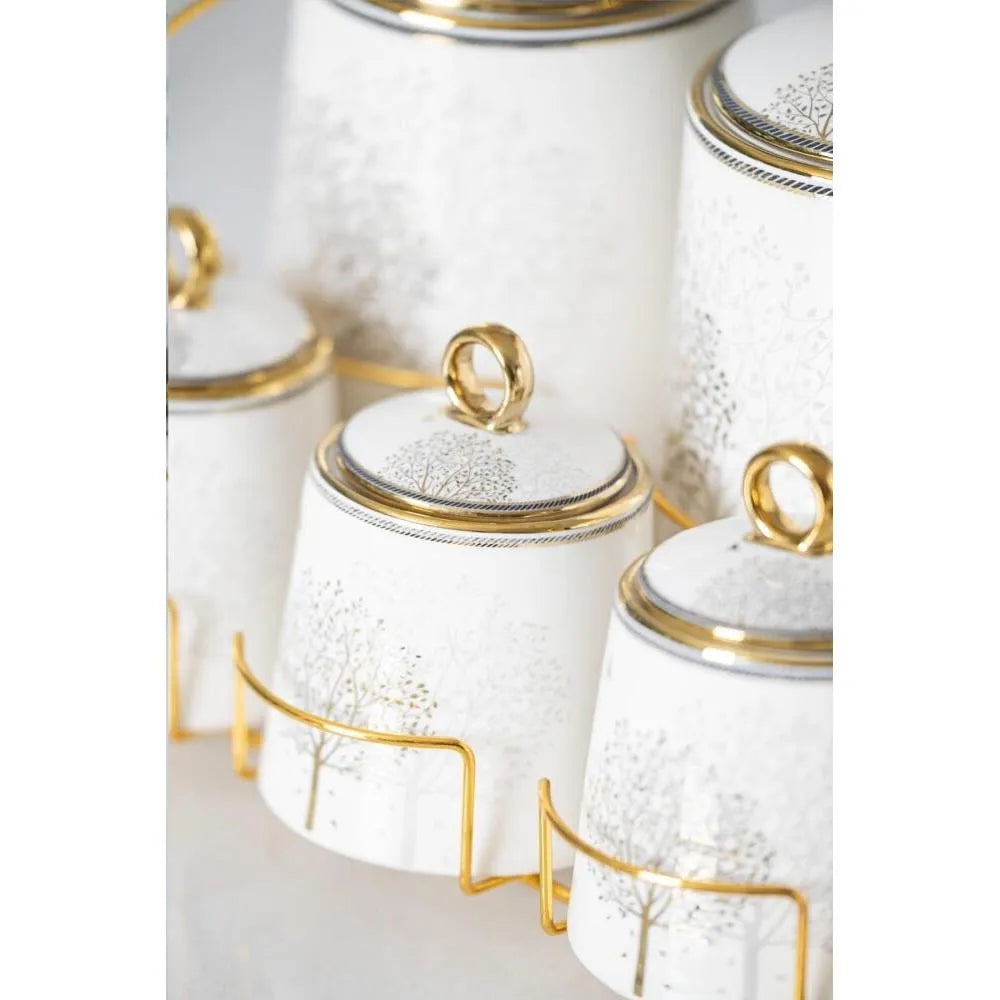 Master Magic 8 Parça Porselen Baharat Takımı – Standlı-mutfak urunleri-Prenseshome Leyweg-Prenseshome Leyweg