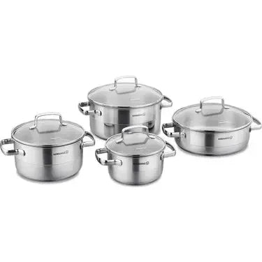 KORKMAZ A1965 STİLA 8 PARÇA TENCERE SETİ-mutfak urunleri-Prenseshome Leyweg-Prenseshome Leyweg