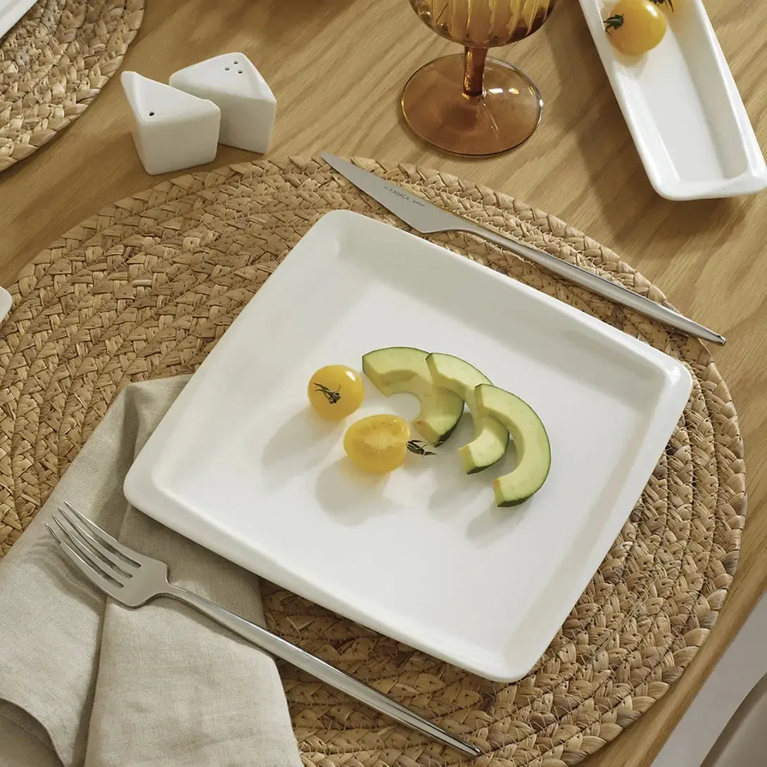 Karaca Vavien 26 Parça 6 Kişilik Porselen Kahvaltı ve Servis Takımı-Yemek Takimi-Prenseshome Leyweg-Prenseshome Leyweg