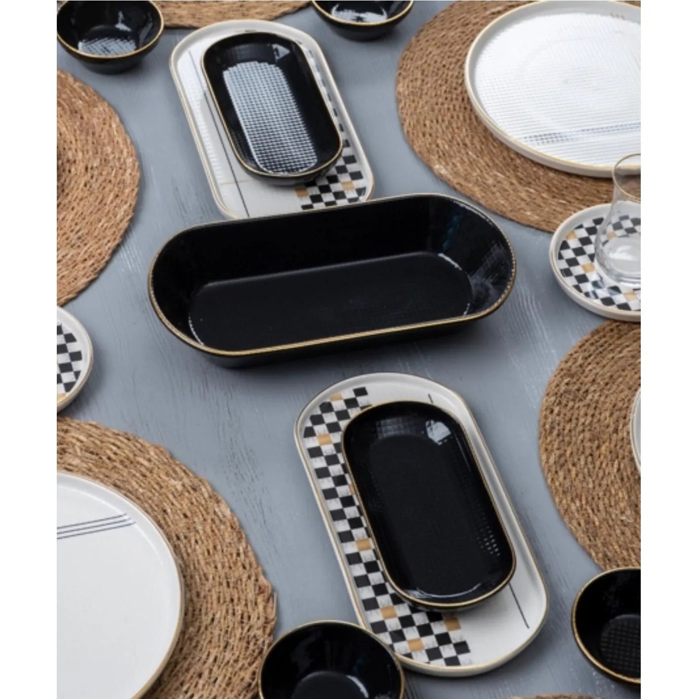 Acar Luca 31 parça 6 kişilik kahvaltı takımı-Sofra ürünleri-Prenseshome Leyweg-Prenseshome Leyweg