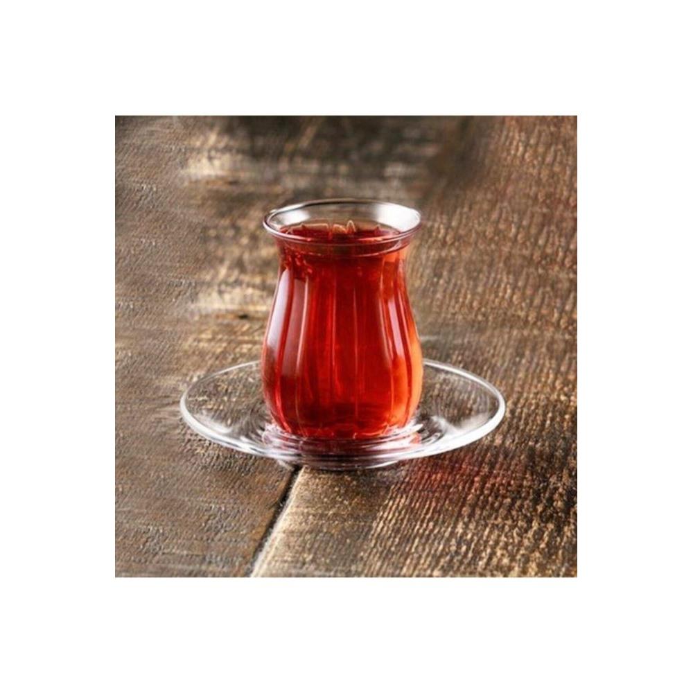 Pasabahce Linka 12 Parca Cay Seti - 145 cc Bardak - 122 mm Tabak-Cam urunler-Prenseshome Leyweg-Prenseshome Leyweg
