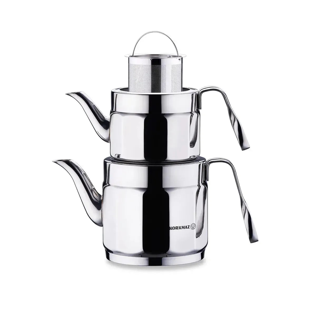 Korkmaz Nostaljia Midi Çaydanlık Takımı 1.6 lt A228-mutfak urunleri-Prenseshome Leyweg-Prenseshome Leyweg