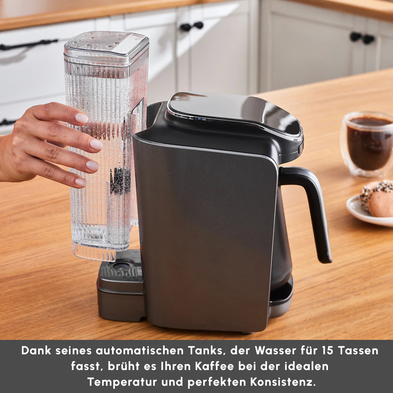 Karaca Hatır Galaxy Gri Su Hazneli Akıllı Türk Kahve Makinesi-Elektronik ürün-Prenseshome Leyweg-Prenseshome Leyweg