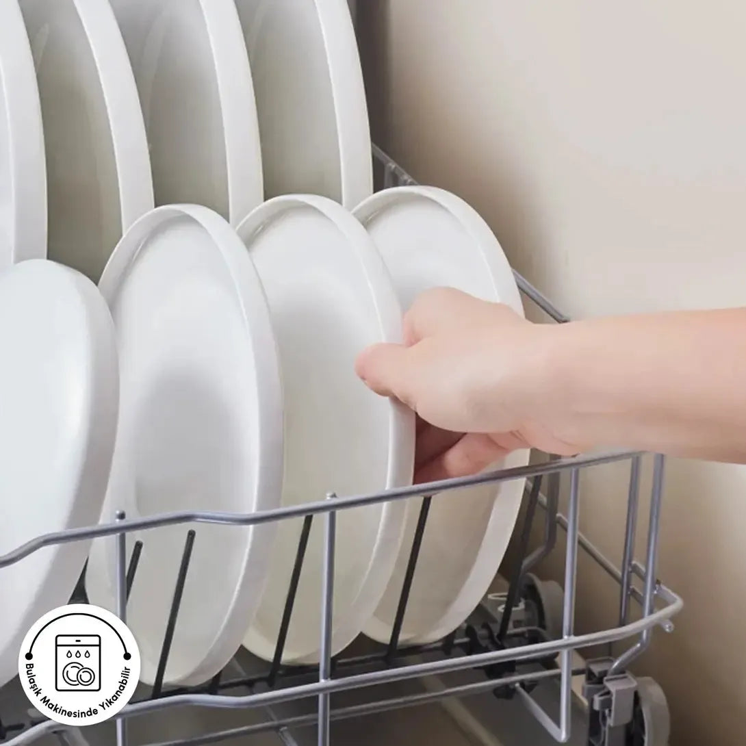 Karaca Beyaz Bone Porselen 24 Parça Saturn Yemek Takımı – 6 Kişilik-Yemek Takimi-Prenseshome Leyweg-Prenseshome Leyweg