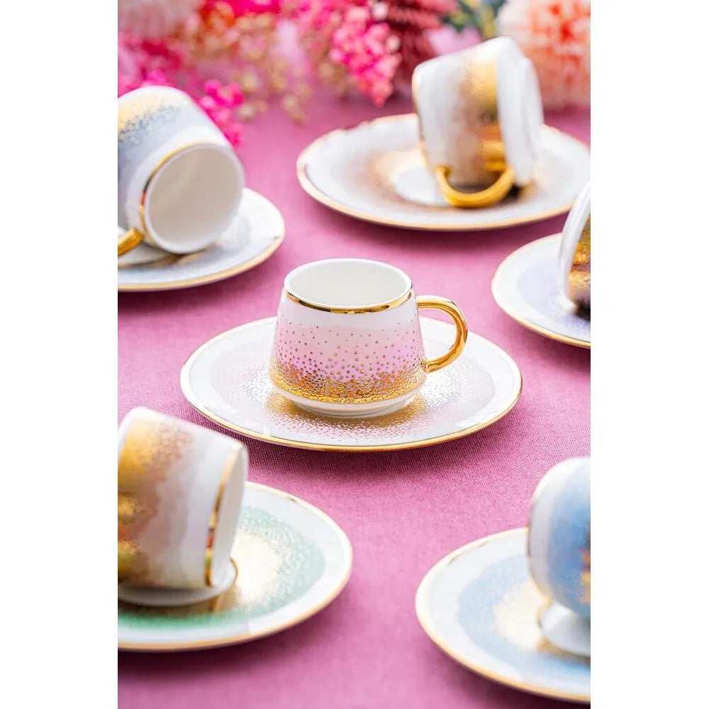 Acar Aria 6 Kisilik Porselen Kahve Fincani Takimi - 90 m-Prenseshome Leyweg-Prenseshome Leyweg