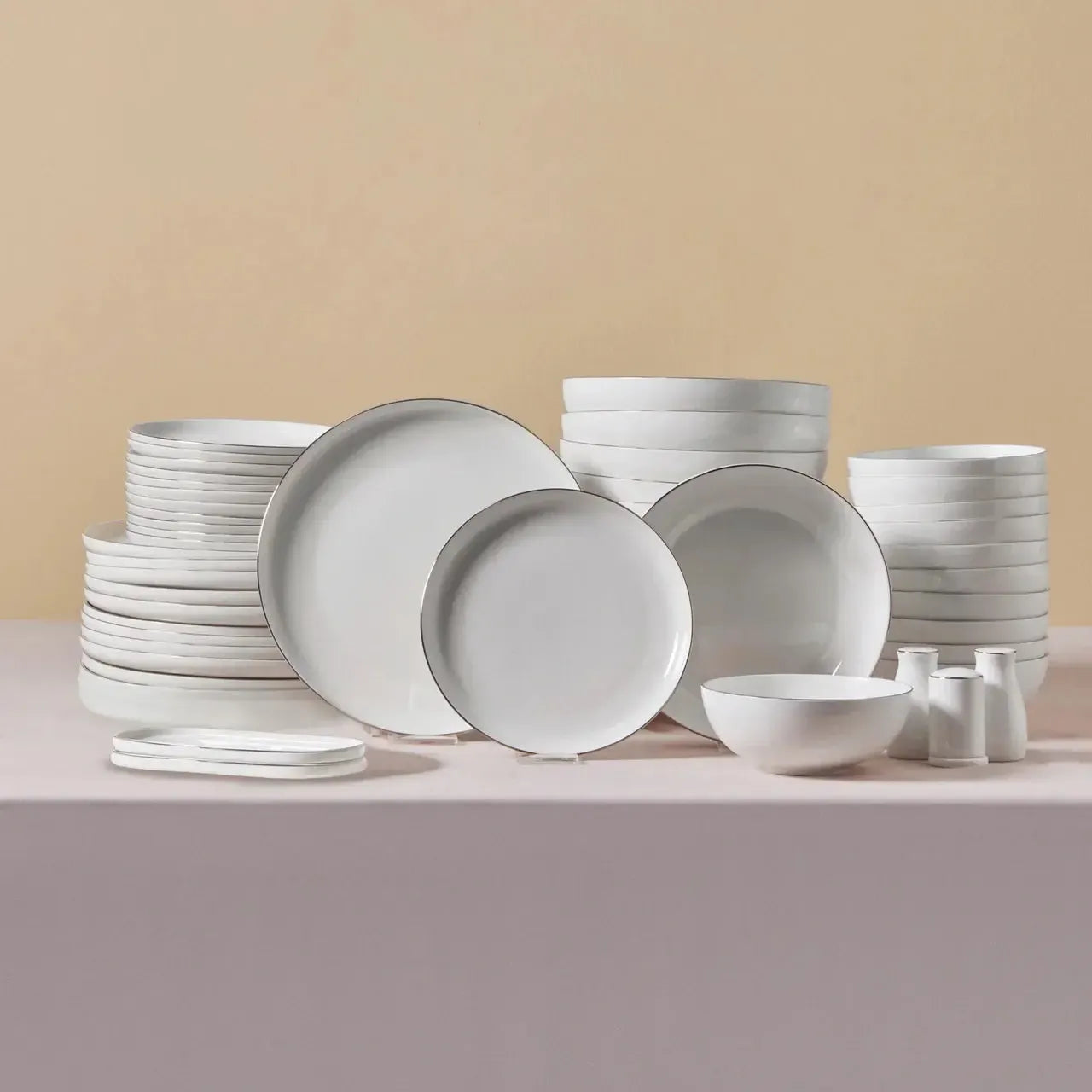 Karaca Streamline Favaro 12 Kişilik 53 Parça Sofra Takımı – Platin Detaylı-Yemek Takimi-Prenseshome Leyweg-Prenseshome Leyweg