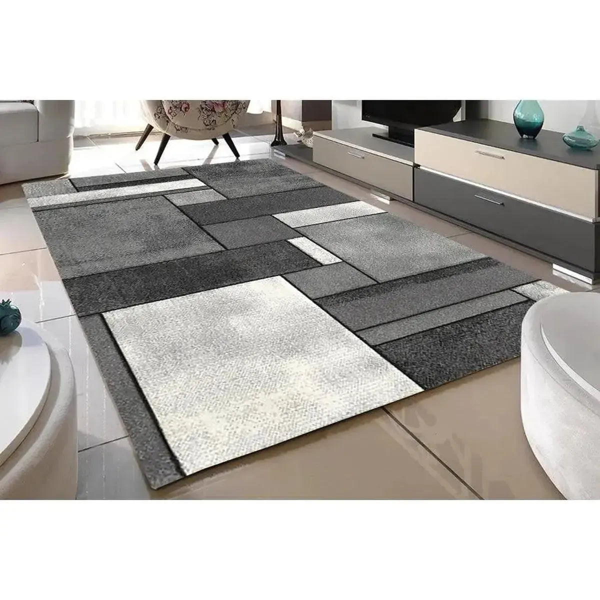 Merinos Halı Brilliance Serisi 661 95 Grey-Zemin kaplama-Prenseshome Leyweg-080*150 cm Stokta-Prenseshome Leyweg