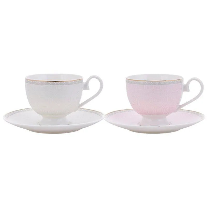 Karaca Romeo 2 Kişilik Porselen Çay Fincanı Takımı – 4 Parça-Sofra ürünleri-Prenseshome Leyweg-Prenseshome Leyweg