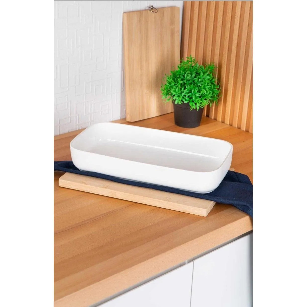 Acar Pure Royal Dikdörtgen Fırın Kabı 35,5 cm – SCT05408-Prenseshome Leyweg-Prenseshome Leyweg