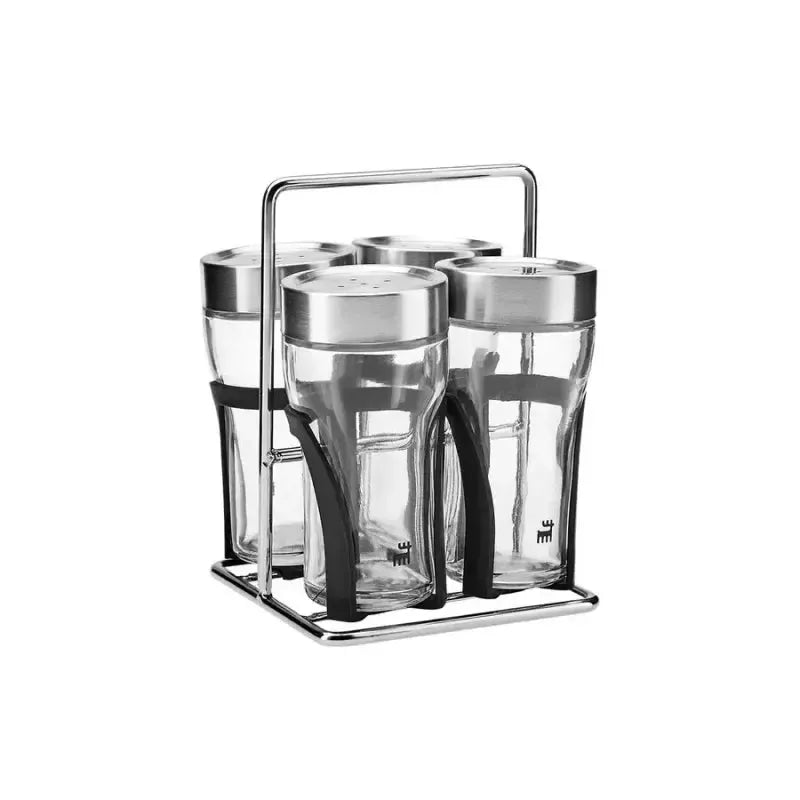 Karaca Danica 5 Parça Cam Baharat Seti – Kare Standlı, Şık ve Fonksiyonel Tasarım-mutfak urunleri-PRENSESHOME LEYWEG-Prenseshome Leyweg