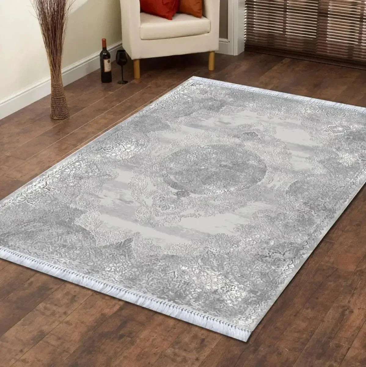 Merinos Halı Tresor Serisi 19940 70-Gri-Zemin kaplama-Prenseshome Leyweg-160*230 cm Stokta-Prenseshome Leyweg