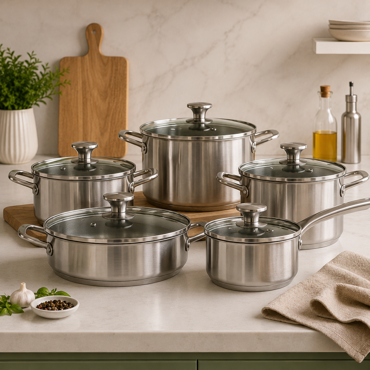 Steel Cookware Sets-Princess Home Leyweg – Prenseshome Leyweg