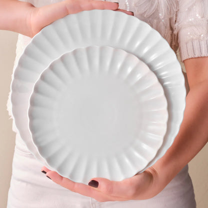 Karaca Stream Bone Umbrella 53-delig 12-persoons servies Wit