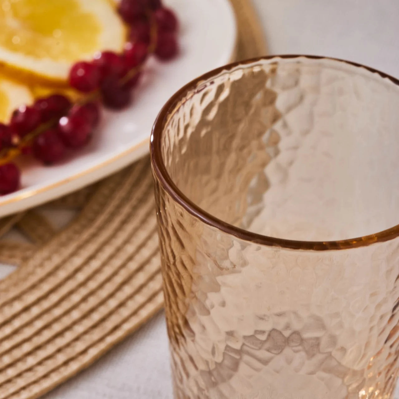 Karaca Luminous Amber 7 Parça Cam Sürahi ve Bardak Seti – 1,8 L Sürahi ve 6 Bardak