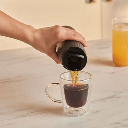 Karaca Rimo 600 ml Steel Thermos – Leakproof, 8 Hours Hot, 6 Hours Cold, Anthracite