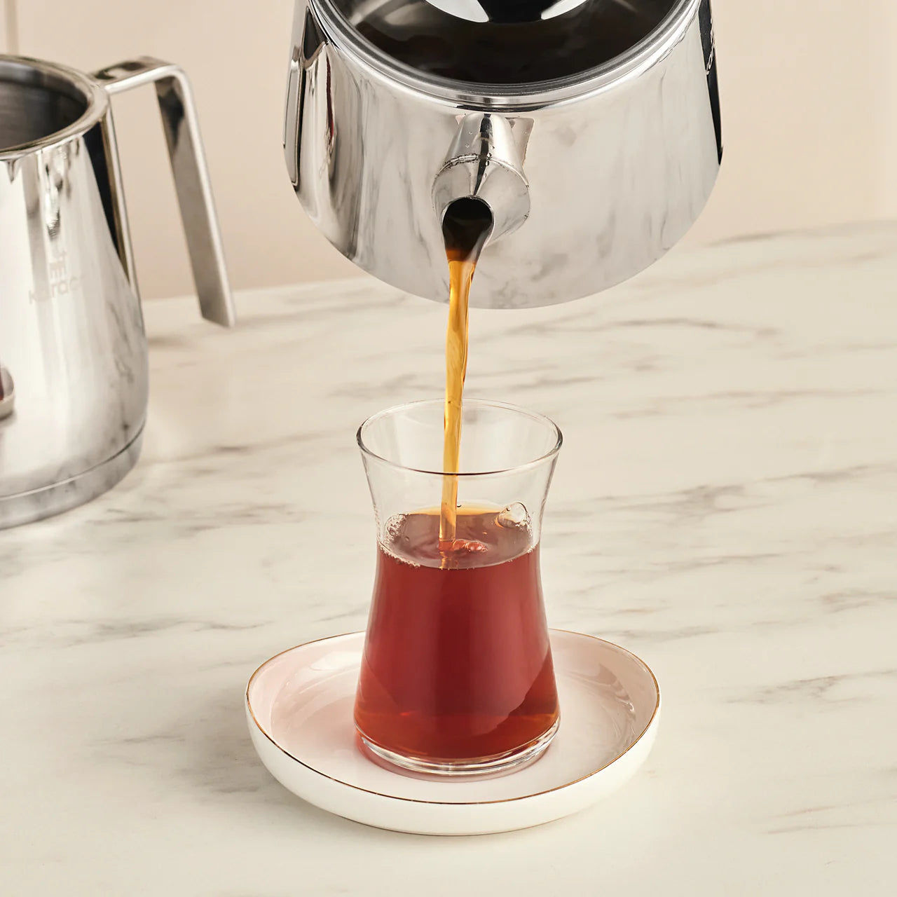 Karaca Steelina Paslanmaz Çelik Çaydanlık Takımı – İndüksiyon Uyumlu