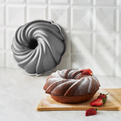 Karaca Cake Pro Pare Gietijzeren Bakvorm 24 cm – Antraciet Anti-aanbaklaag Bakvorm