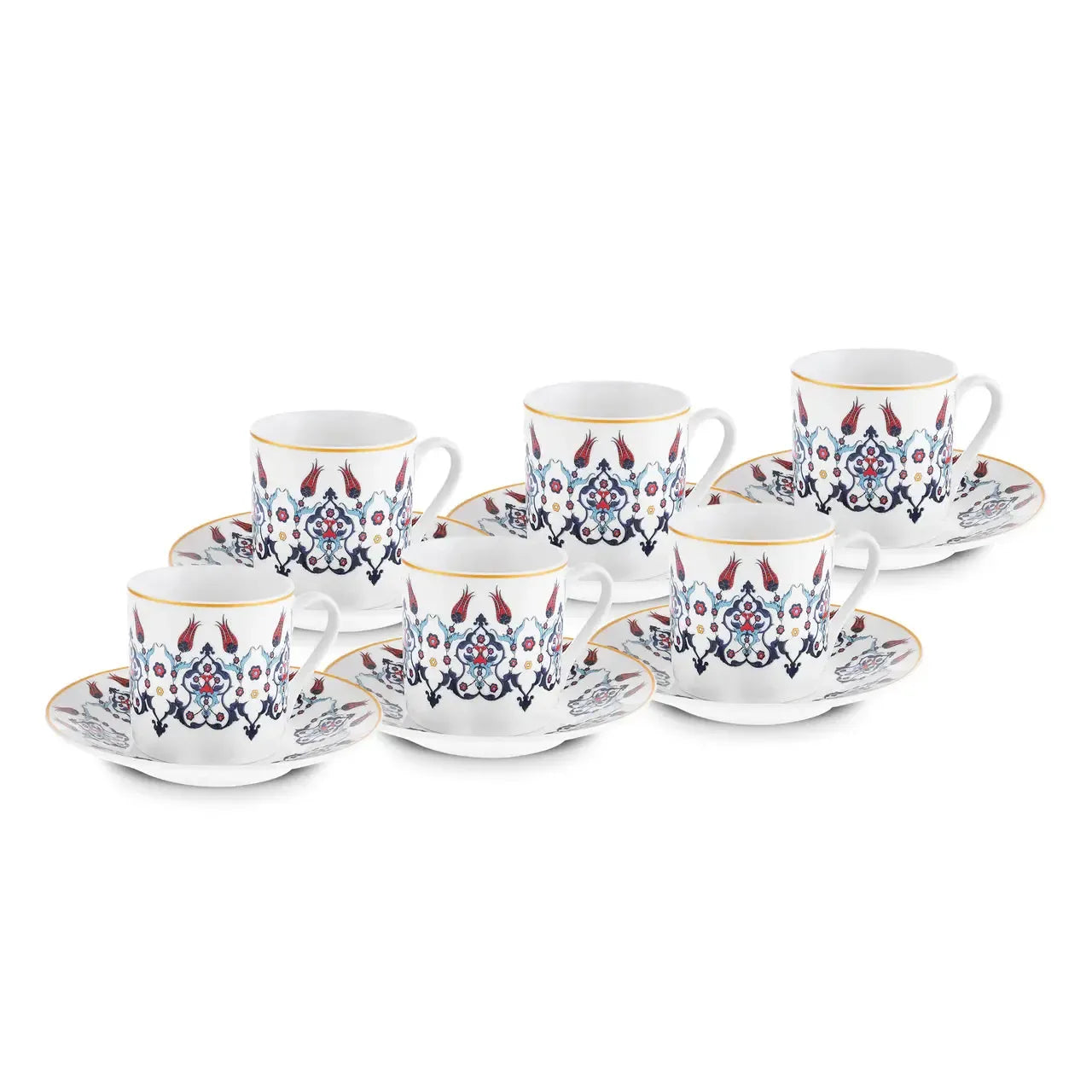 Karaca Hatır Charcoal Turkish Coffee Machine – Rosegold, 5 Cups + Cup Set & Turkish Coffee Gifted