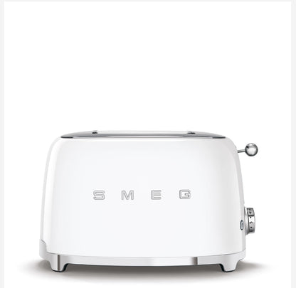 SMEG TSF01WHEU Witte Broodrooster – 2 Sneden, Retro 50's Stijl, 950W