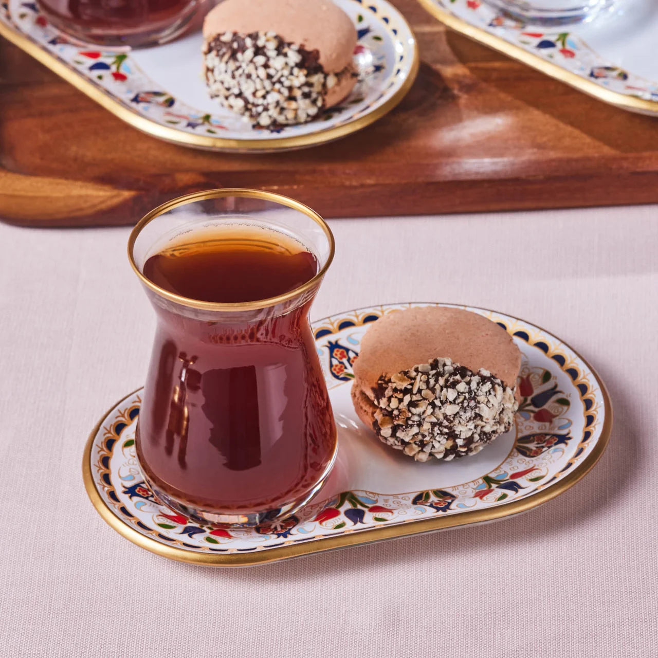 Karaca Tulip 12 Parça 6 Kişilik Çay Fincanı Takımı