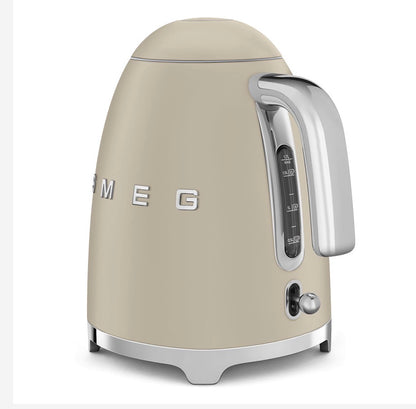 SMEG Ontbijtset Mat Crème 3-delig – Koffiezetapparaat, Waterkoker & Broodrooster