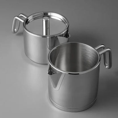 Jumbo Metalix Full Metal Paslanmaz Çelik Çaydanlık Takımı – 1,1 L + 1,5 L, İndüksiyon Uyumlu