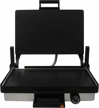 Silex Elektrikli Izgara – 2000 W, Ayarlanabilir Termostatlı, Yapışmaz Plaka