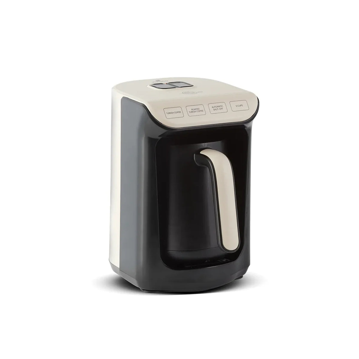 Karaca Hatır Köz Türk Kahvesi Makinesi Krem – 5 Fincan, Köpüklü Kahve Keyfi