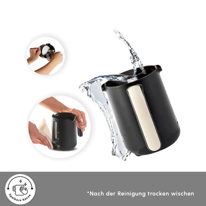 Karaca Hatır Köz Türk Kahve Makinesi Soft Cream – 5 Fincan Kapasiteli, Bol Köpüklü, 535W | 6 Kişilik Fincan Seti ve 100 gr Karaca Hatır Kahvesi Hediyeli