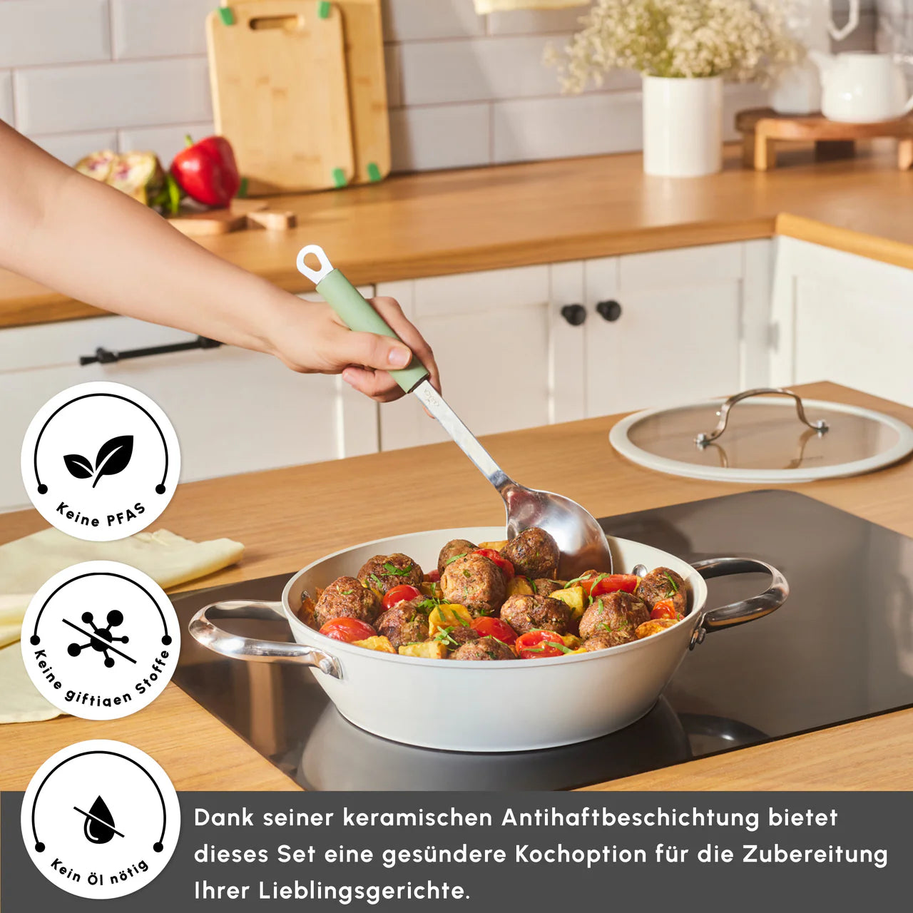 Karaca Swiss Crystal 30 cm Lage Karnıyarık Pan – 1 Kopen 1 Gratis Actie