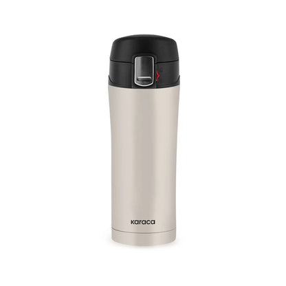Karaca Pluton Steel Leakproof Thermos 450 ml – Cream