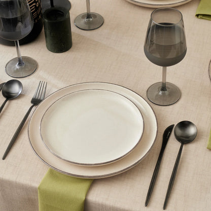 Karaca Monica 24-Parça 6 Kişilik Stoneware Yemek Takımı – Beige