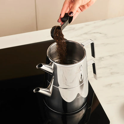 Karaca Steelina Paslanmaz Çelik Çaydanlık Takımı – İndüksiyon Uyumlu