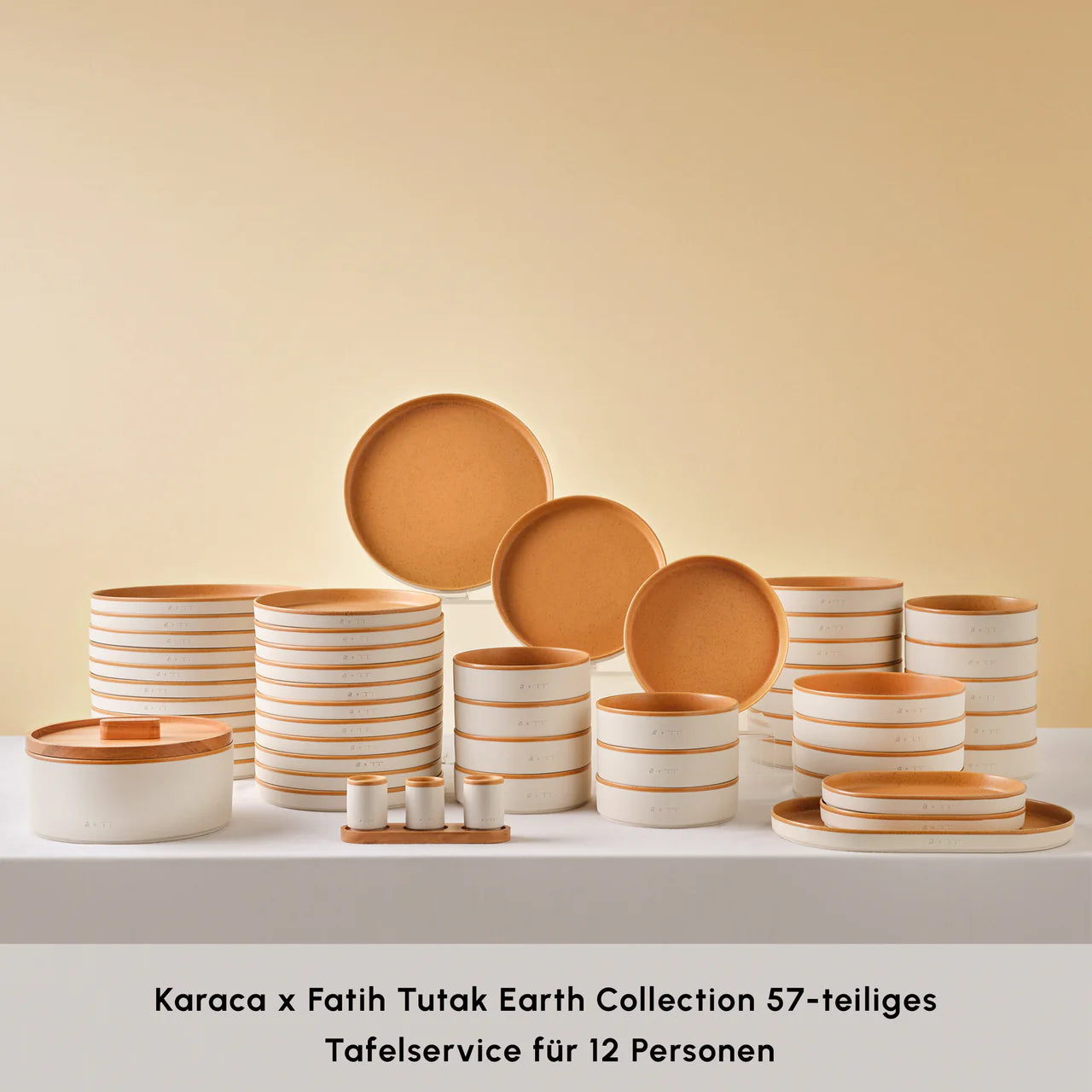 Karaca x Fatih Tutak Earth Collection 57-delig 12-persoons servies