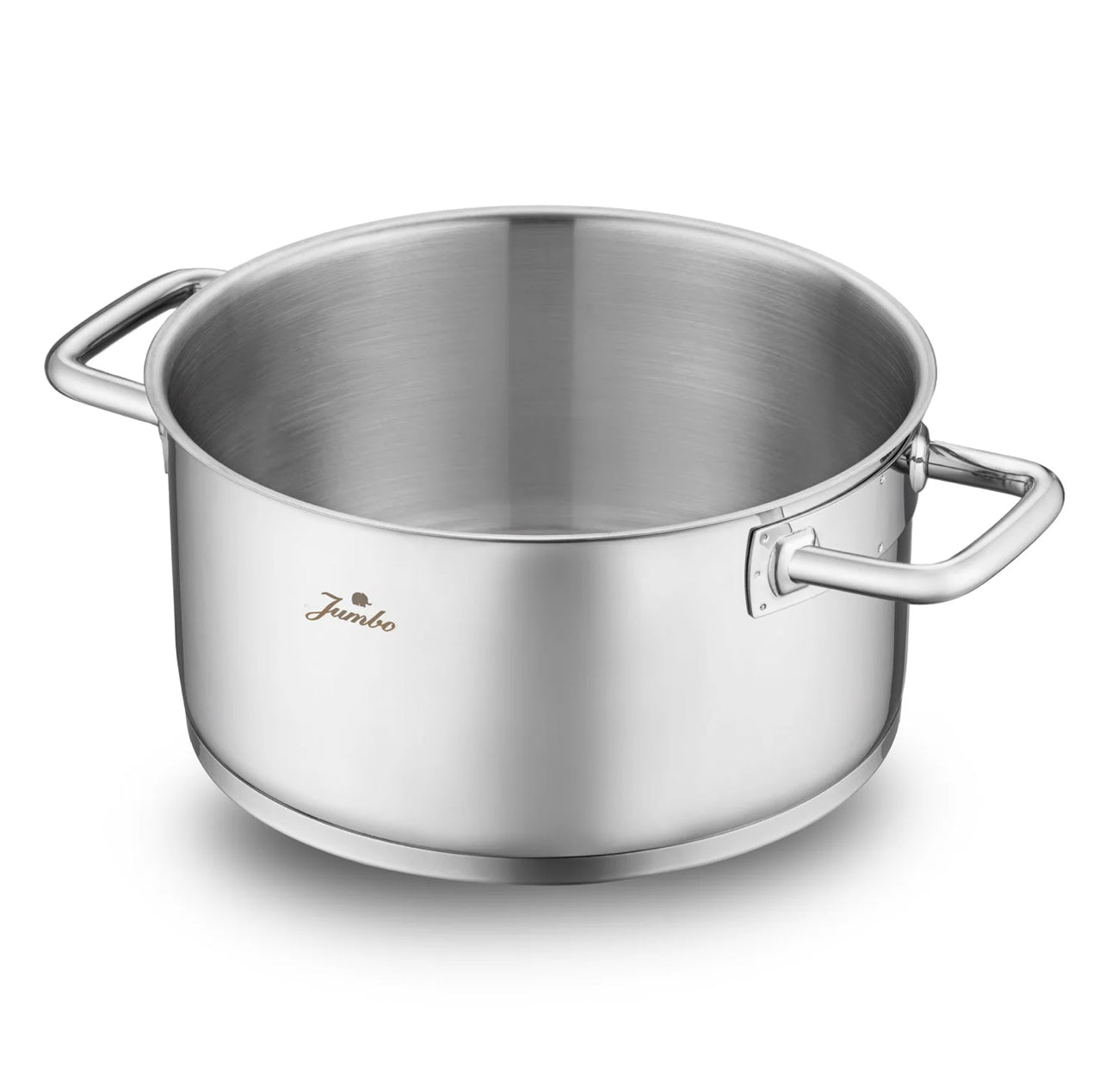 Jumbo Metalix 8 Parça Çelik Tencere Seti – 18/10 Paslanmaz Çelik, İndüksiyon Uyumlu