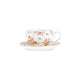 Karaca Blossom Bone China 12 Parça 6 Kişilik Çay Fincanı Takımı – Kırmızı, 220 ml
