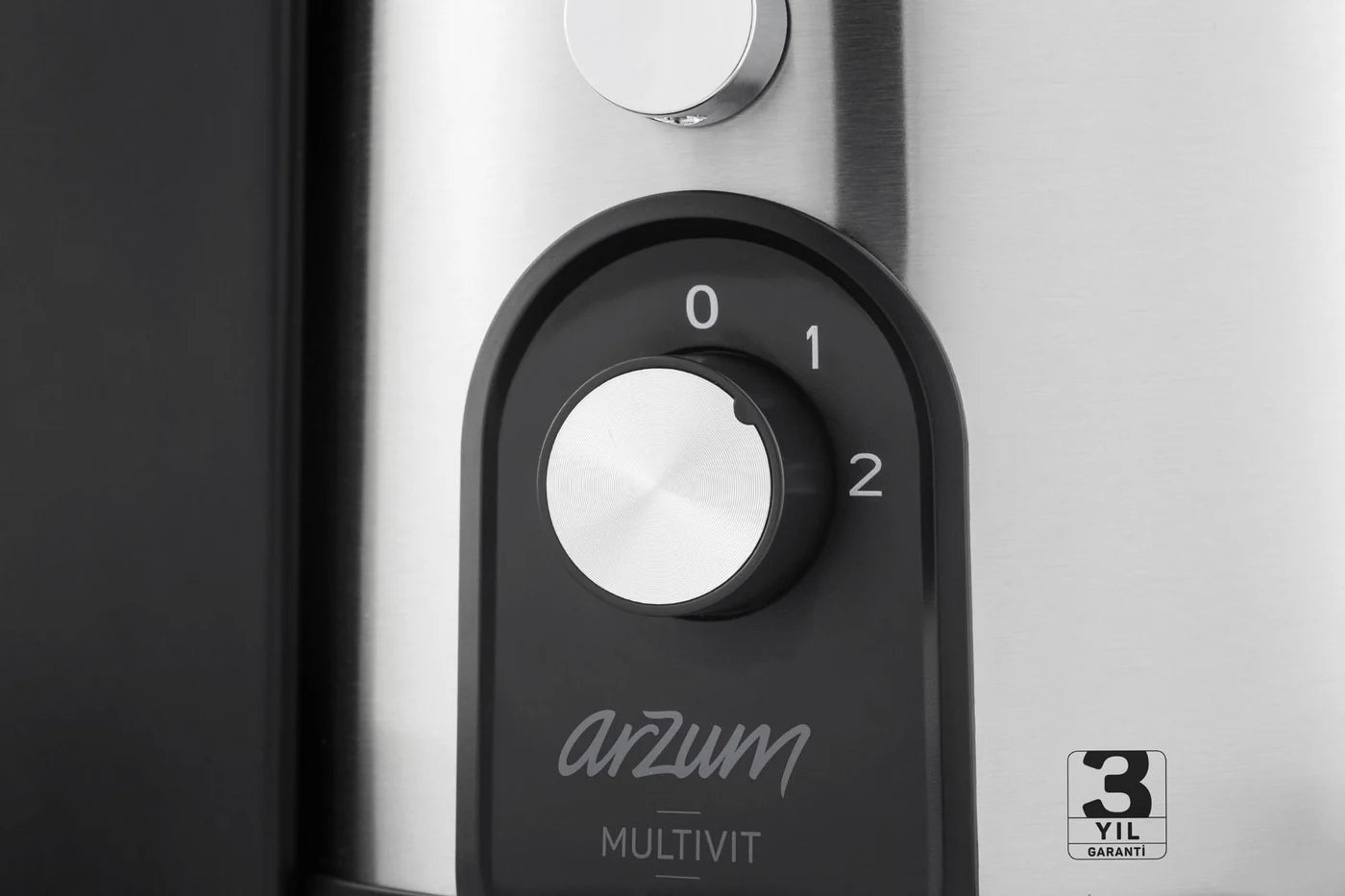Arzum AR1060 Multivit Katı Meyve Sıkacağı 400W – 3 Kademeli, Paslanmaz Çelik
