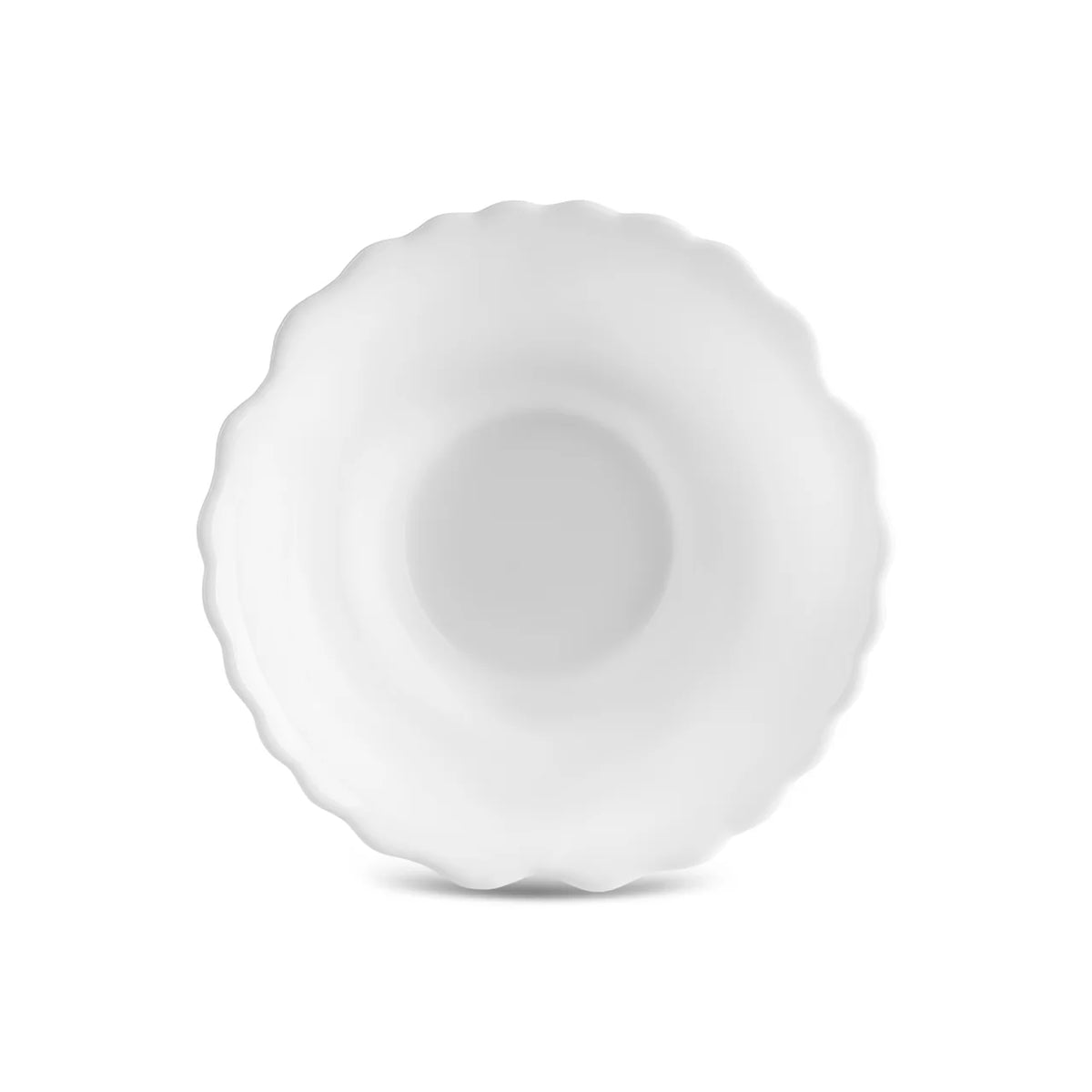 Karaca White Flower 18 Parça 6 Kişilik Opal Cam Yemek Takımı – Beyaz Sofra Seti