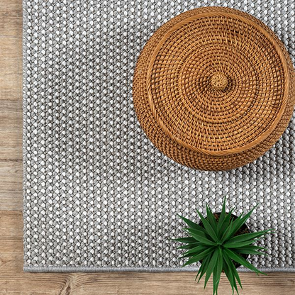 Merinos Mira Halı – Modern Çizgili Desen, 6 mm Hav Yüksekliği
