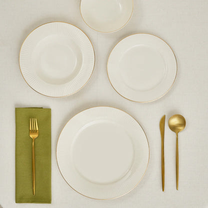 Karaca Stream Bone Massimo 24 Parça 6 Kişilik Yemek Takımı – Gold